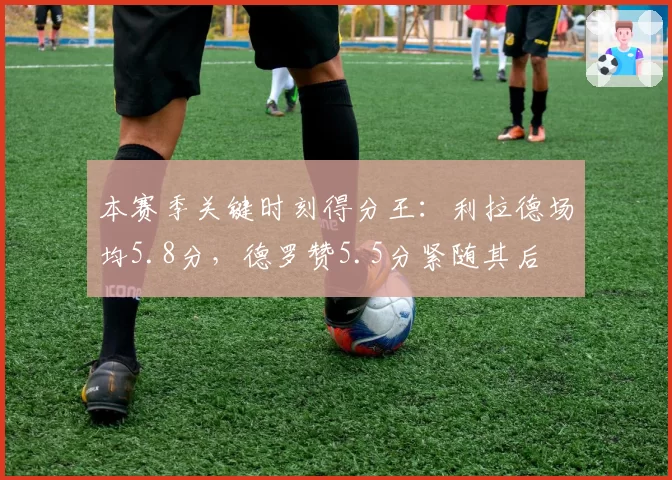 本赛季关键时刻得分王：利拉德场均5.8分，德罗赞5.5分紧随其后